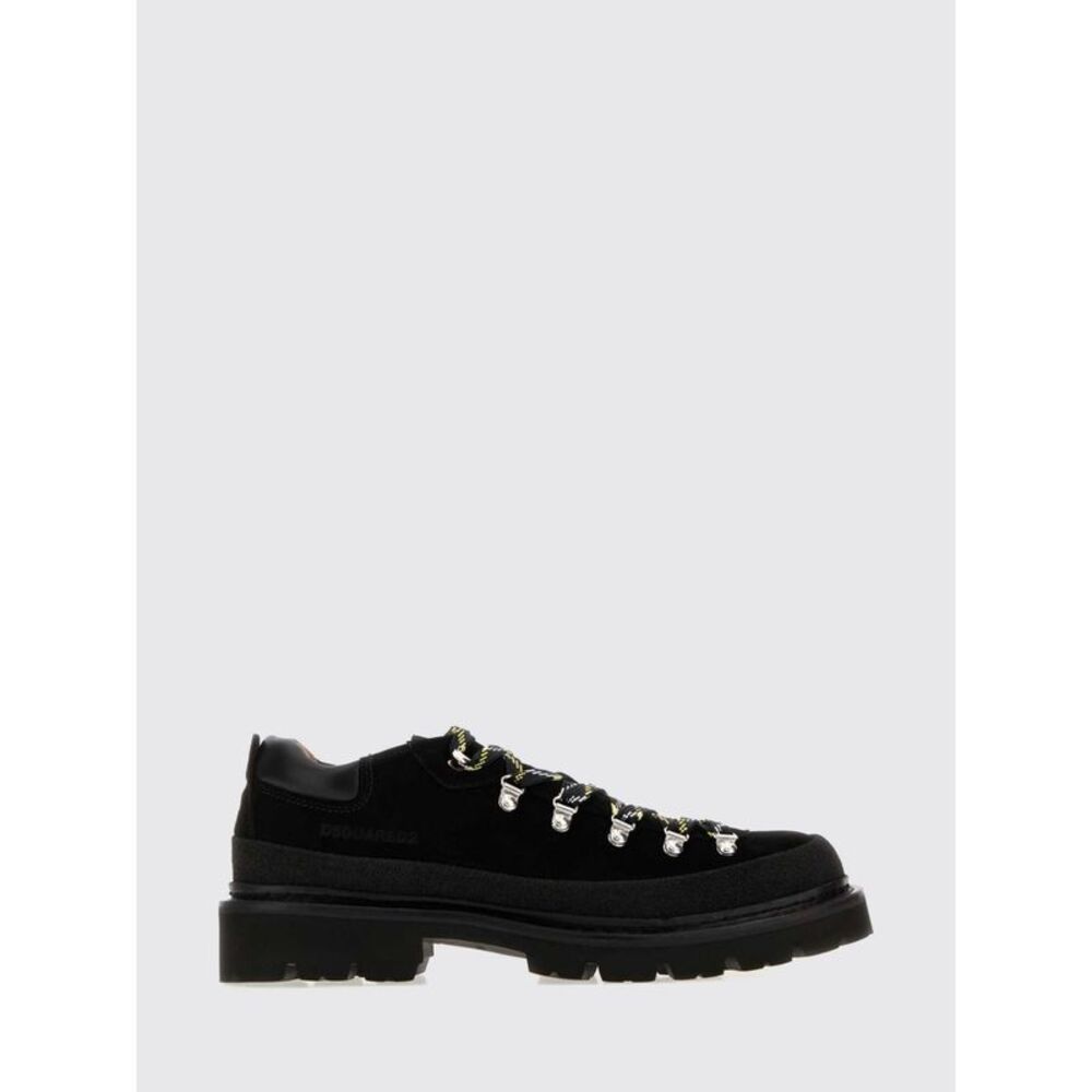 Dsquared2 Men Dsquared2 Suede Calfskin Derby Shoes With A Notched Sole
